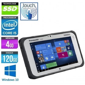 PANASONIC Toughpad FZ-M1 Mk1 ultra-durci Core i5 4Go 128Go SSD LED 7'' TACTILE 4G Windows 10 Pro 64Bits GARANTIE 2 ANS