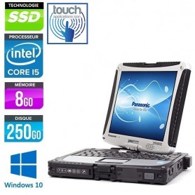 TOUGHBOOK CF-19 MK6 LED 10.4'' 8Go 256Go SSD Carte 3G Windows 10 Pro 64Bits GARANTIE 2 ANS