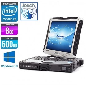 PANASONIC Toughbook CF-19 MK5  8Go Ram 500Go HDD LED 10.4'' TACTILE + CARTE 3G Windows 10 Pro 64Bits GARANTIE 2 ANS