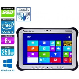 PANASONIC Toughpad FZ-G1 Mk2 Core i5  8Go 256Go SSD LED 10" TACTILE 4G + GPS Windows 10 Pro 64Bits GARANTIE 2 ANS