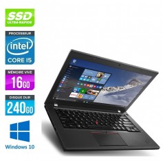 LENOVO Thinkpad T460 Core i5 16Go Ram 256Go SSD LED 14'' (1920/1080) Webcam Windows 10 Pro 64Bits GARANTIE 2 ANS