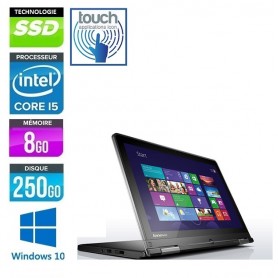 LENOVO Thinkpad Yoga 12 Tablet Core i5 LED 12.5'' Tactile FULL HD 8Go 250Go SSD Windows 10 Pro 64 GARANTIE 2 ANS