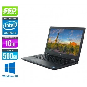 DELL Latitude E5570 Quad Core i7 16Go 512Go SSD LED 15.6'' FULL HD Windows 10 Pro 64 GARANTIE 2 ANS