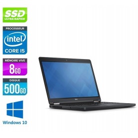 DELL Latitude E5570 Core i5 8Go 256Go SSD LED 15.6'' (1366/768) Webcam Windows 10 Pro 64 GARANTIE 2 ANS