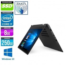 LENOVO Thinkpad Yoga 370 Tablet LED 13.3'' Tactile 8Go 250Go SSD Windows 10 Pro 64Bits GARANTIE 2 ANS