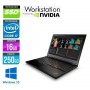 W541 Quad Core i7 LED 15.6'' 16Go 256Go SSD NVidia K1100m Windows 7 Pro 64Bits GARANTIE 2 ANS